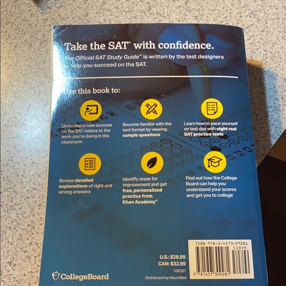 2018 SAT study guide book. Lightly used - Picture 2 of 2